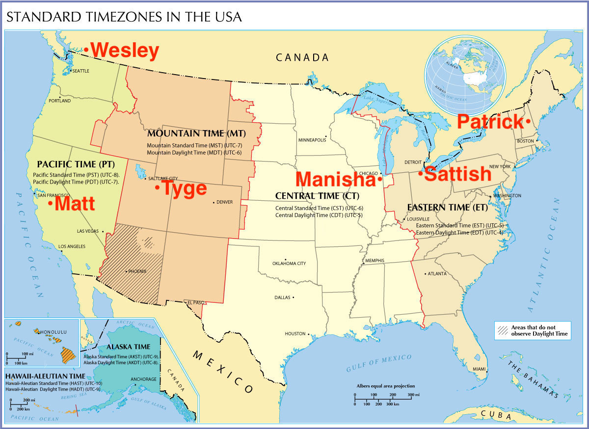 PM Time Zones