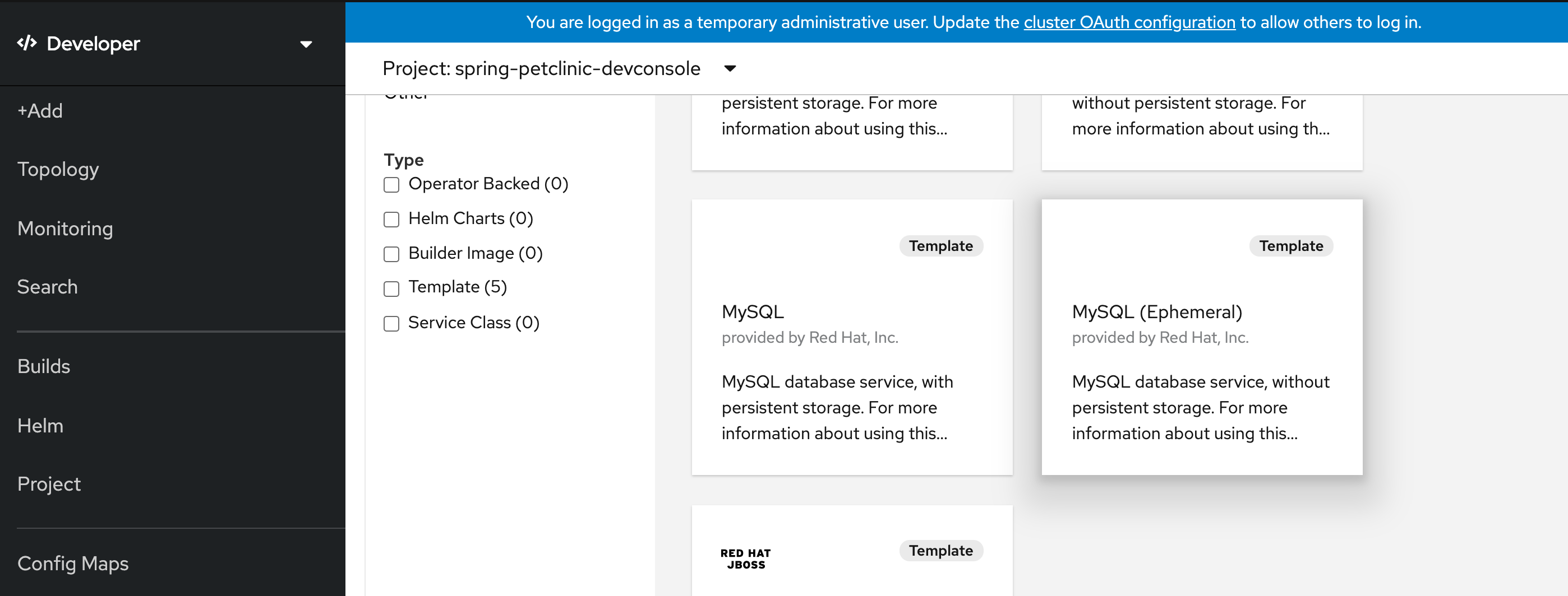 MySQL Ephemeral