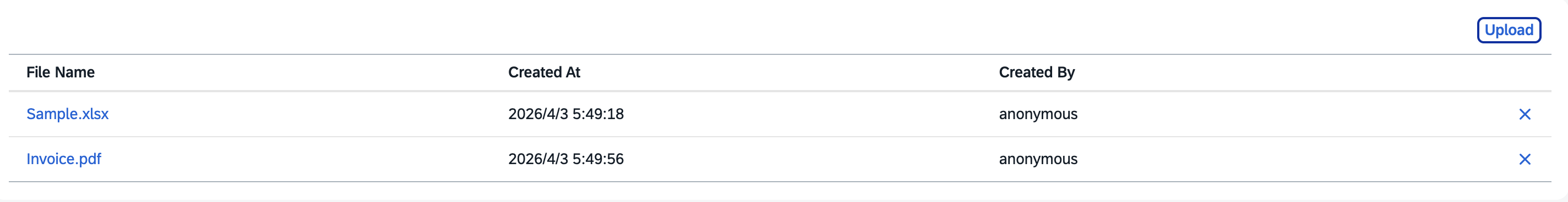 MultiFileUpload after upload