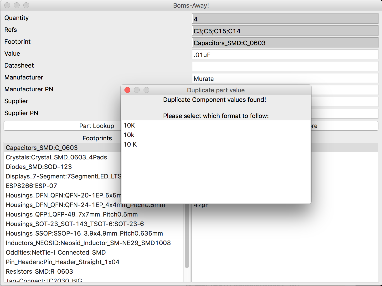 Duplicate Component Resolution