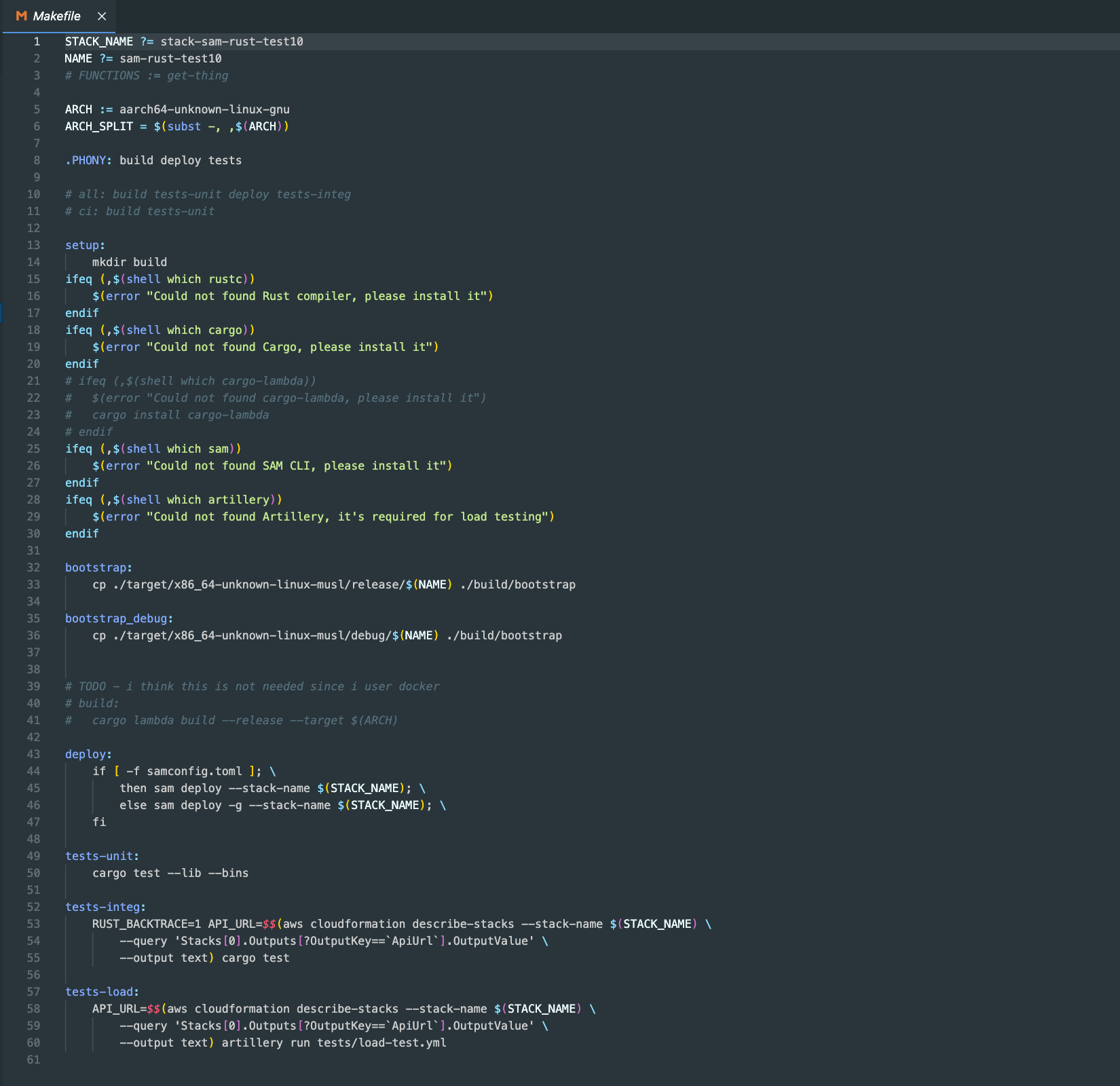 GitHub - mjehrhart/sam-rust-template: Template for deploying rust ...