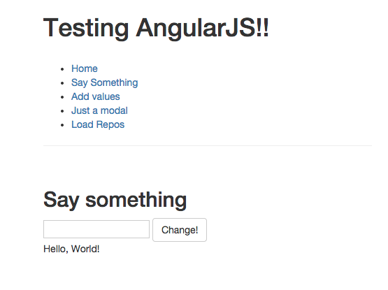 angular app