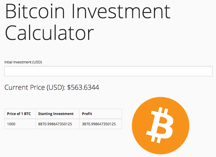 bitcoin investment calculator)