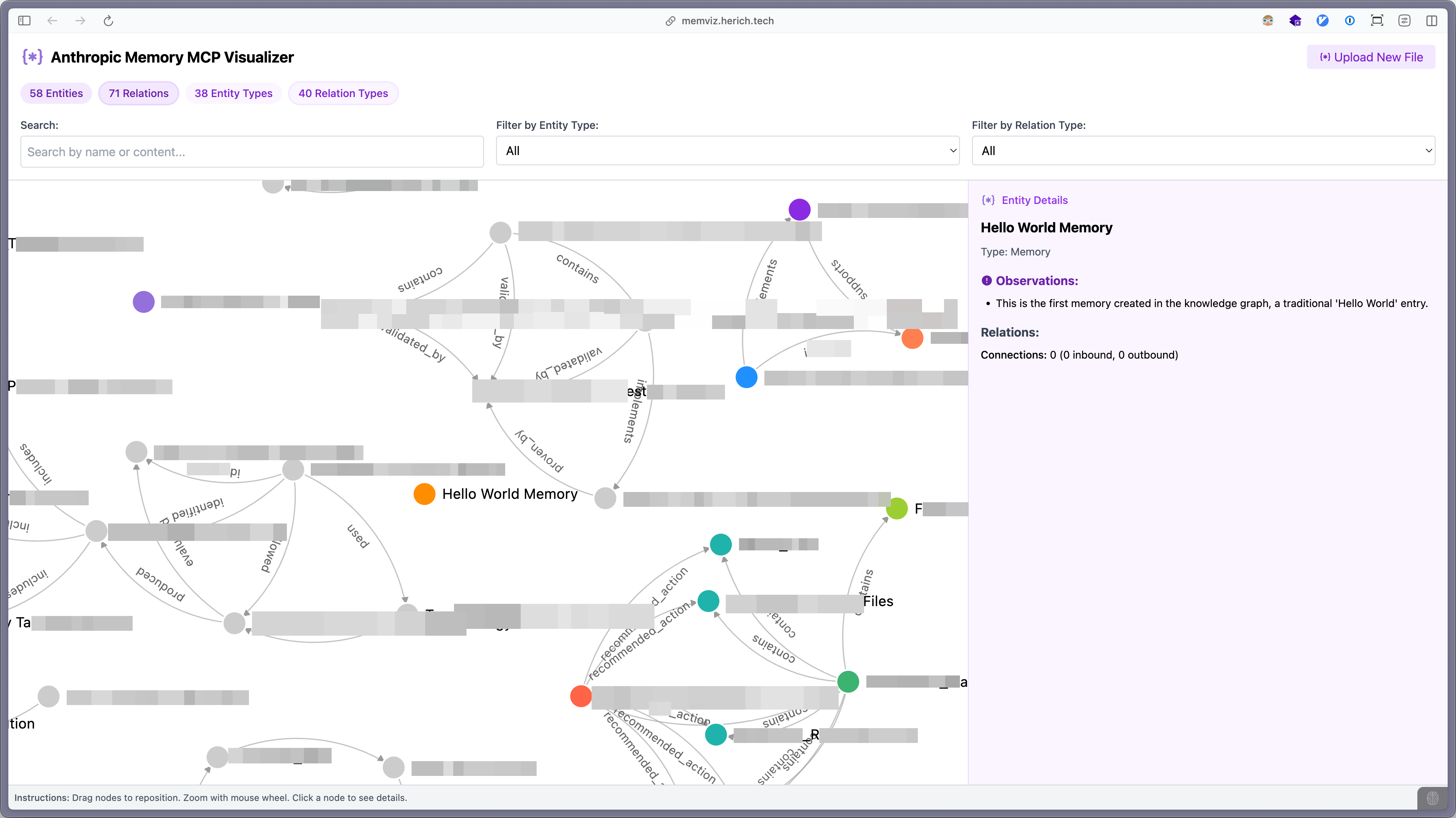Memory Visualizer Screenshot