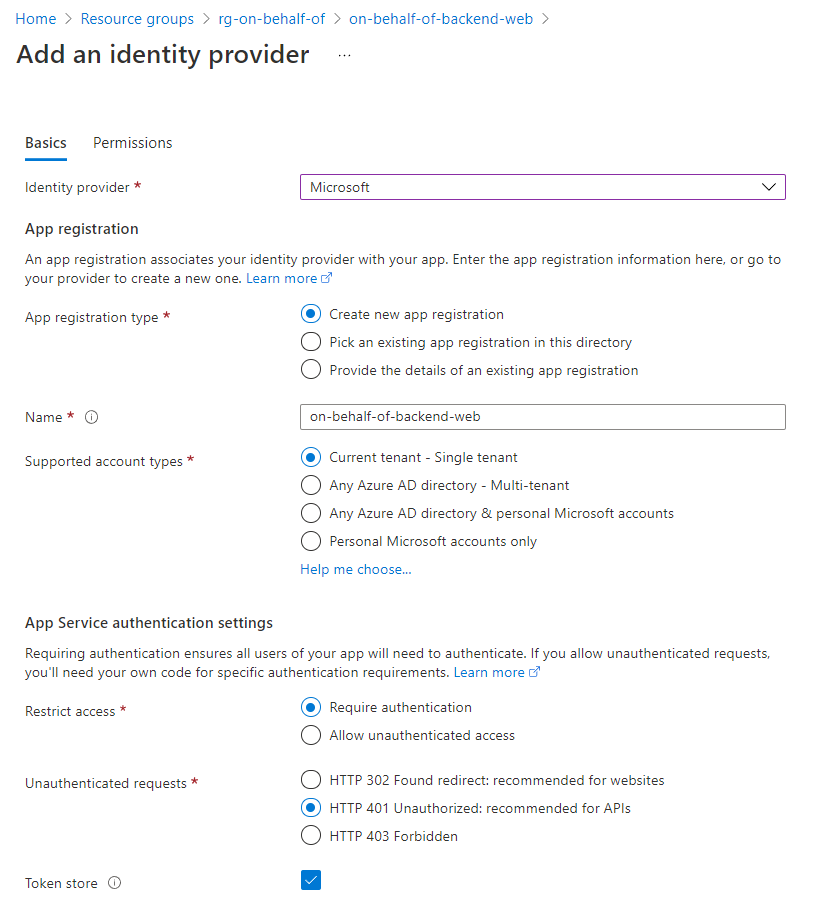 Add Identity Provider