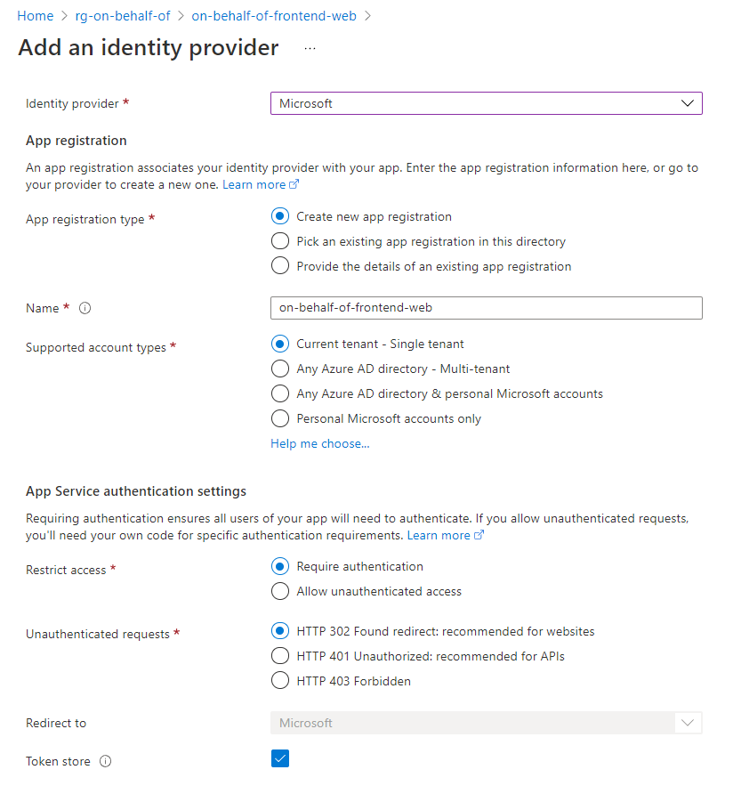 Add Identity Provider