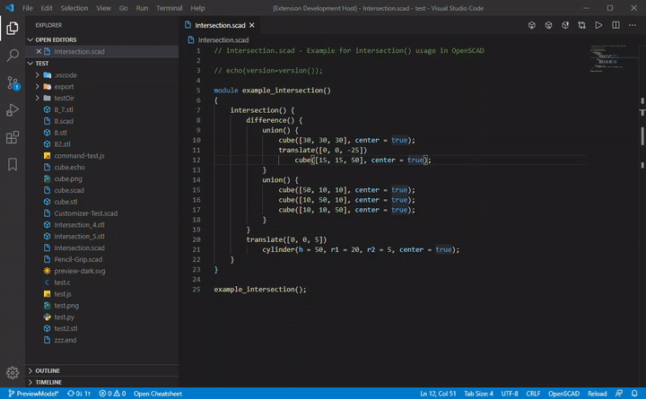 openscad-export