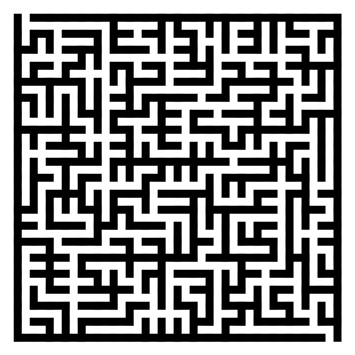 Kruskal's maze
