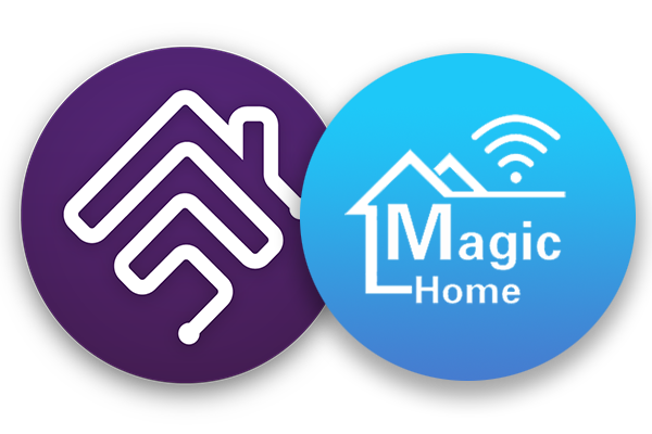 Homebridge and Magic Home logos