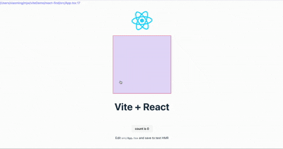 React-find in action