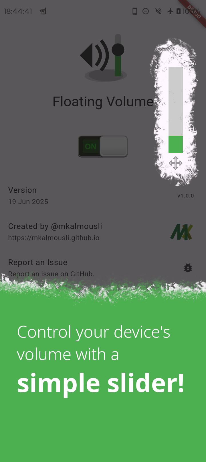 Floating Volume screenshot 1