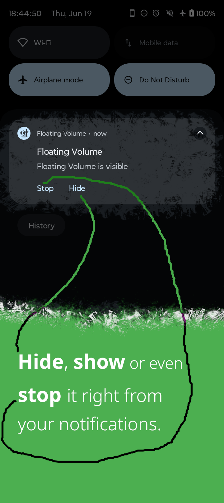 Floating Volume screenshot 2