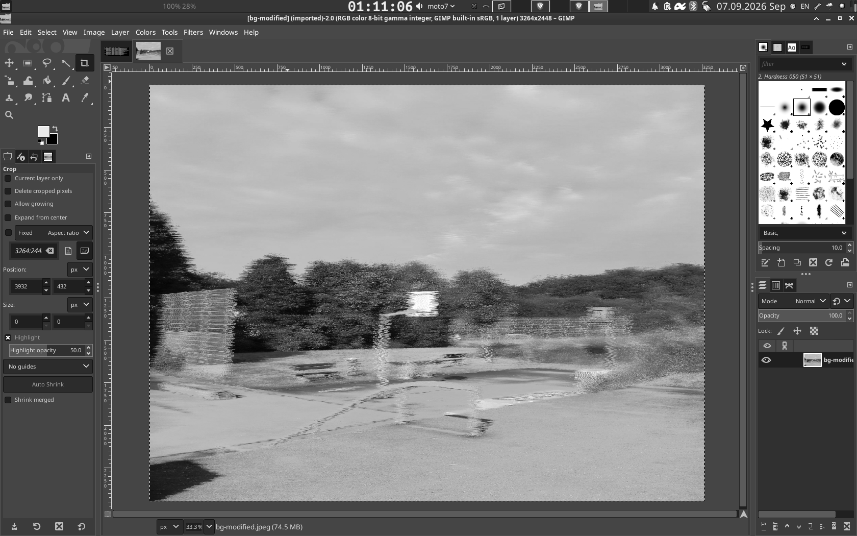 Desktop in full colour