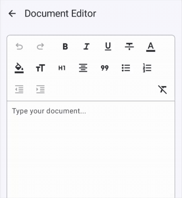 Arranger Rich Text Editor Demo