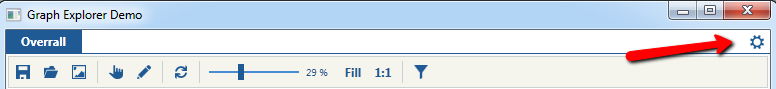 Graph Explorer cog button