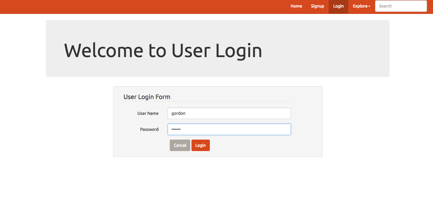 java client login