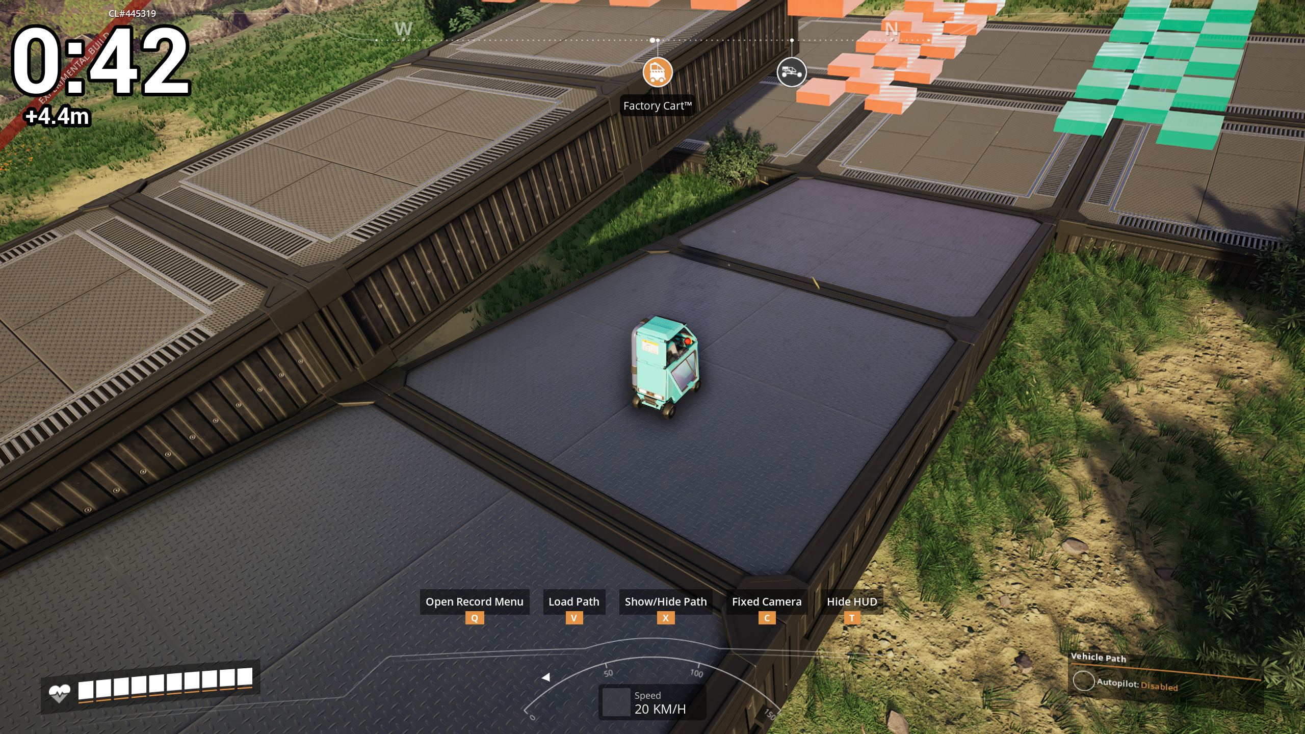 Screenshot of timer in action