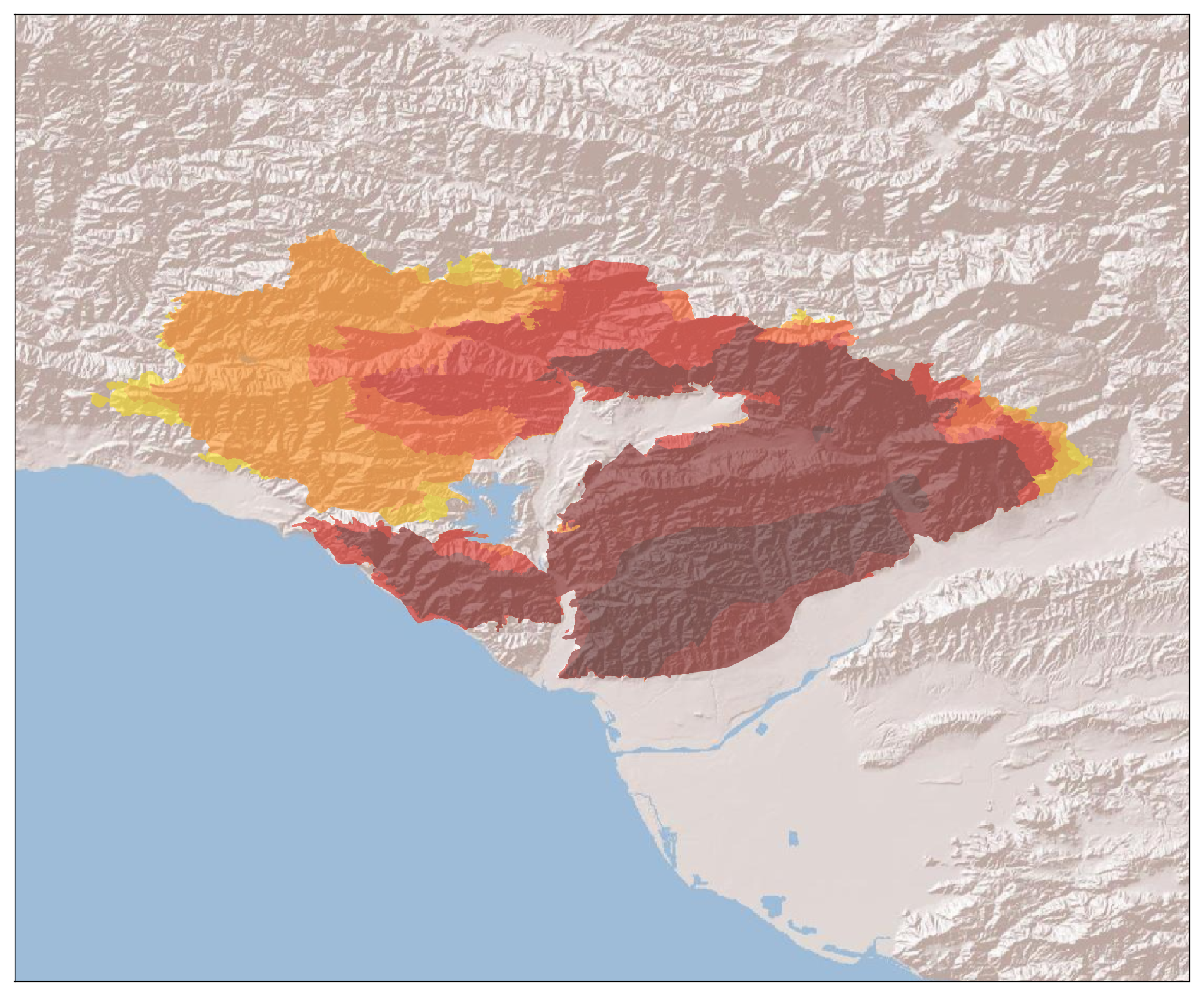 fire perimeter progression