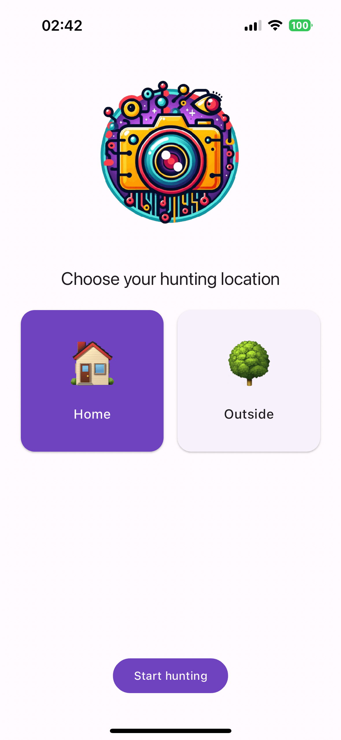 Scavenger hunt location selection