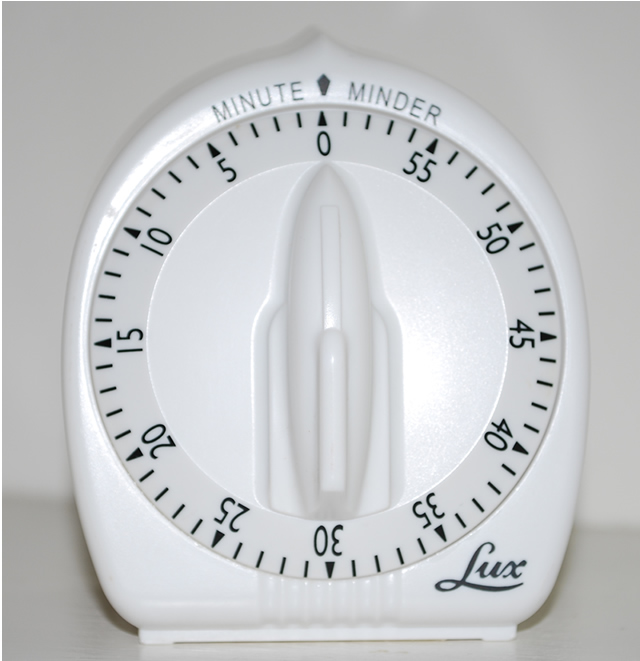 photo of a desk timer