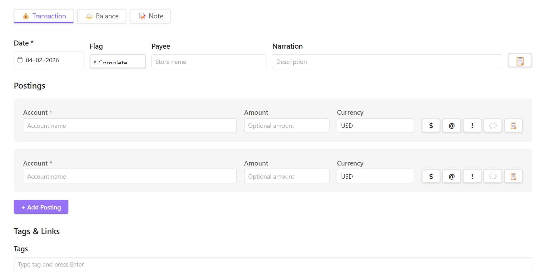 Transactions