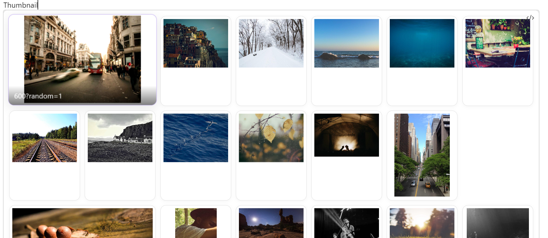 Thumbnail View