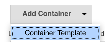 add container