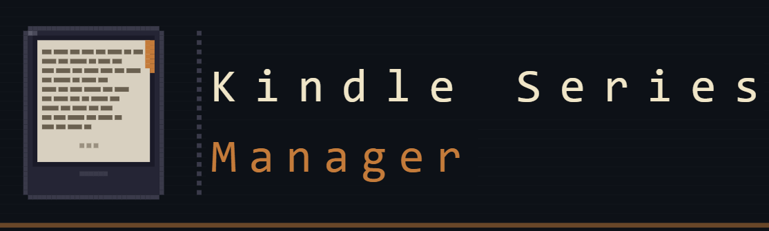 Kindle Series Manager