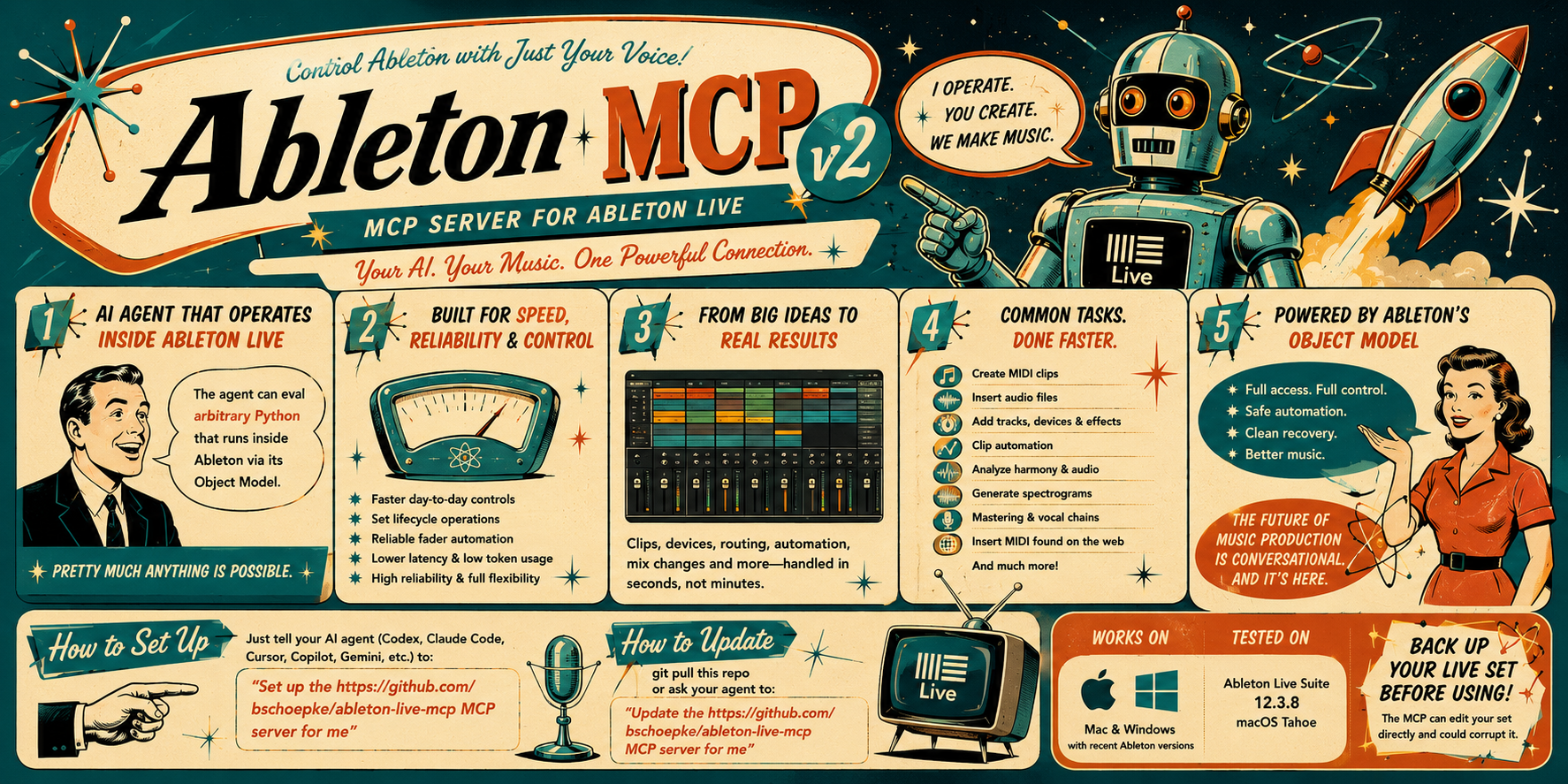 Ableton MCP v2 infographic