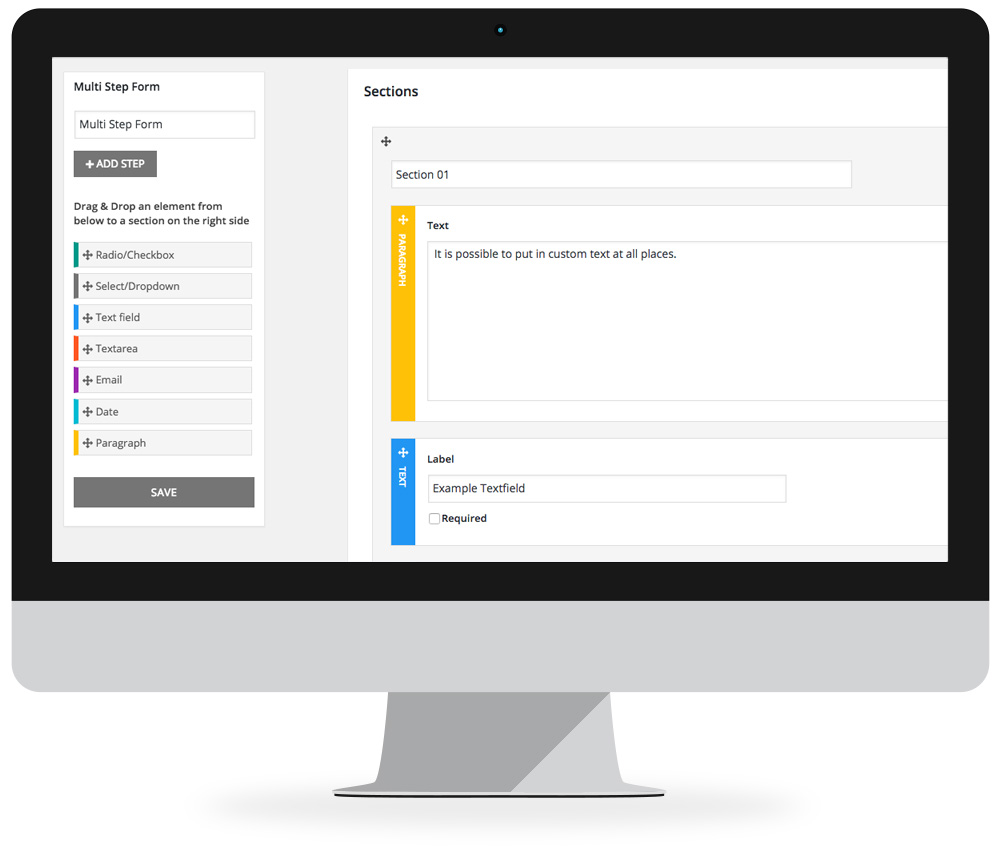 Multi Step Form Backend