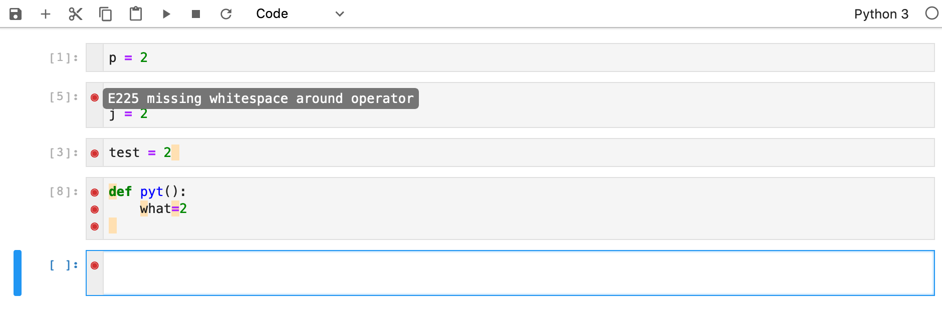 combining jupyterlab evelang