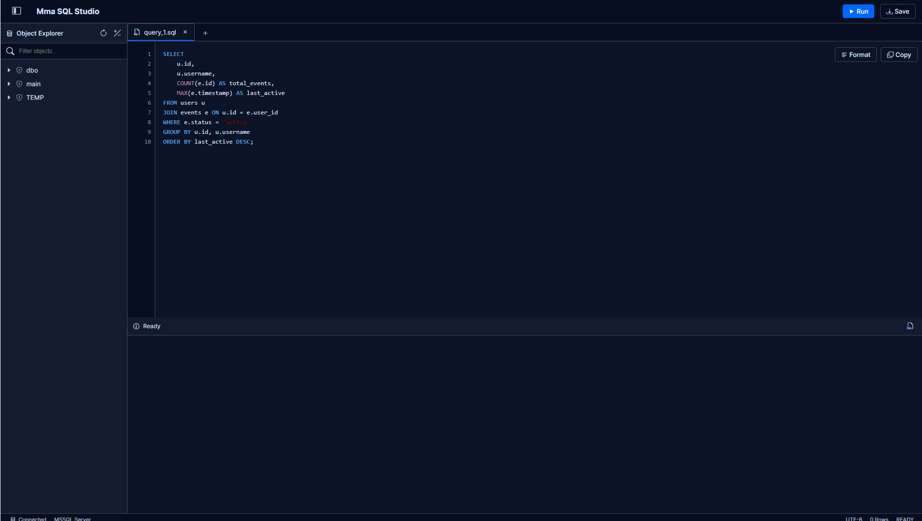 dark theme