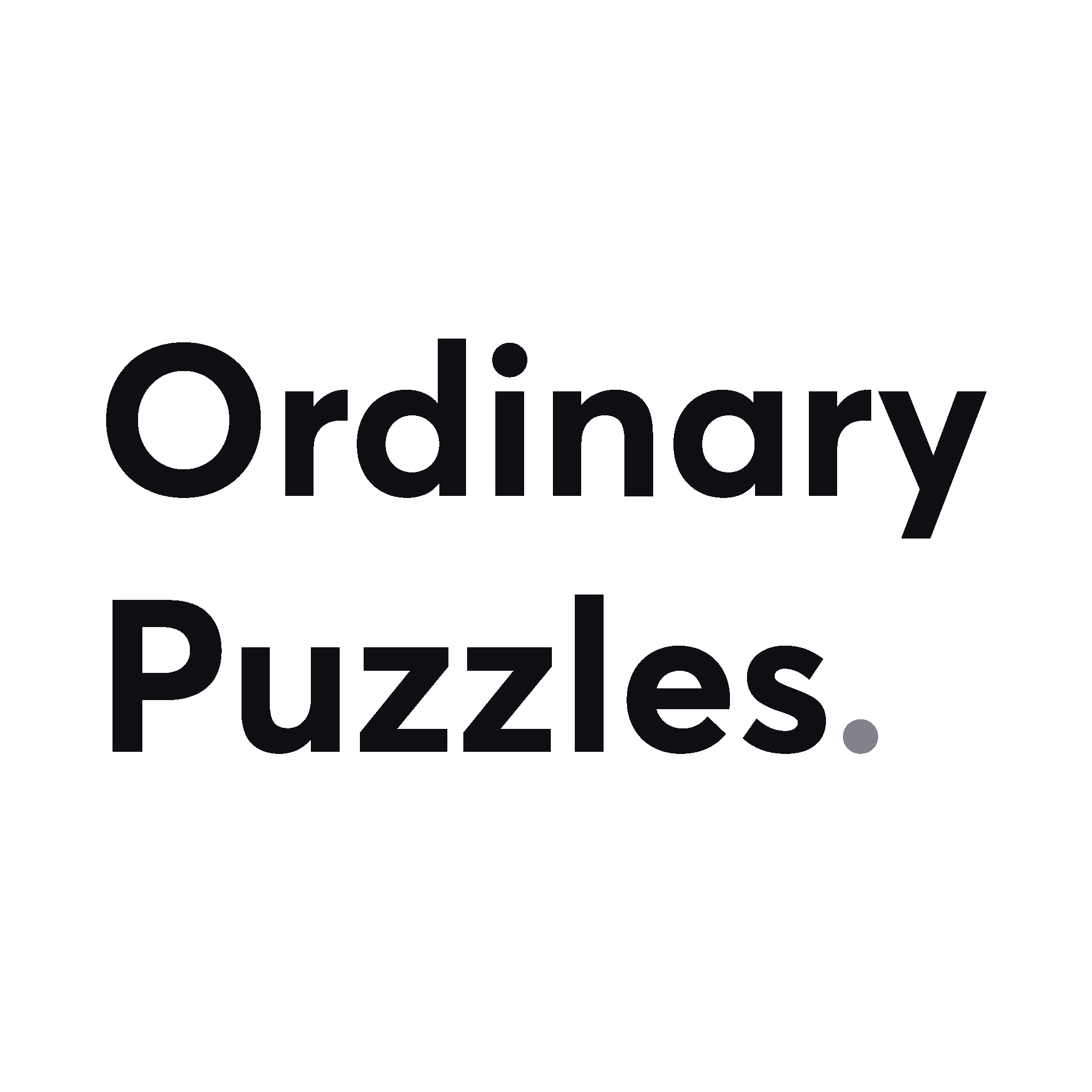 Ordinary Puzzles