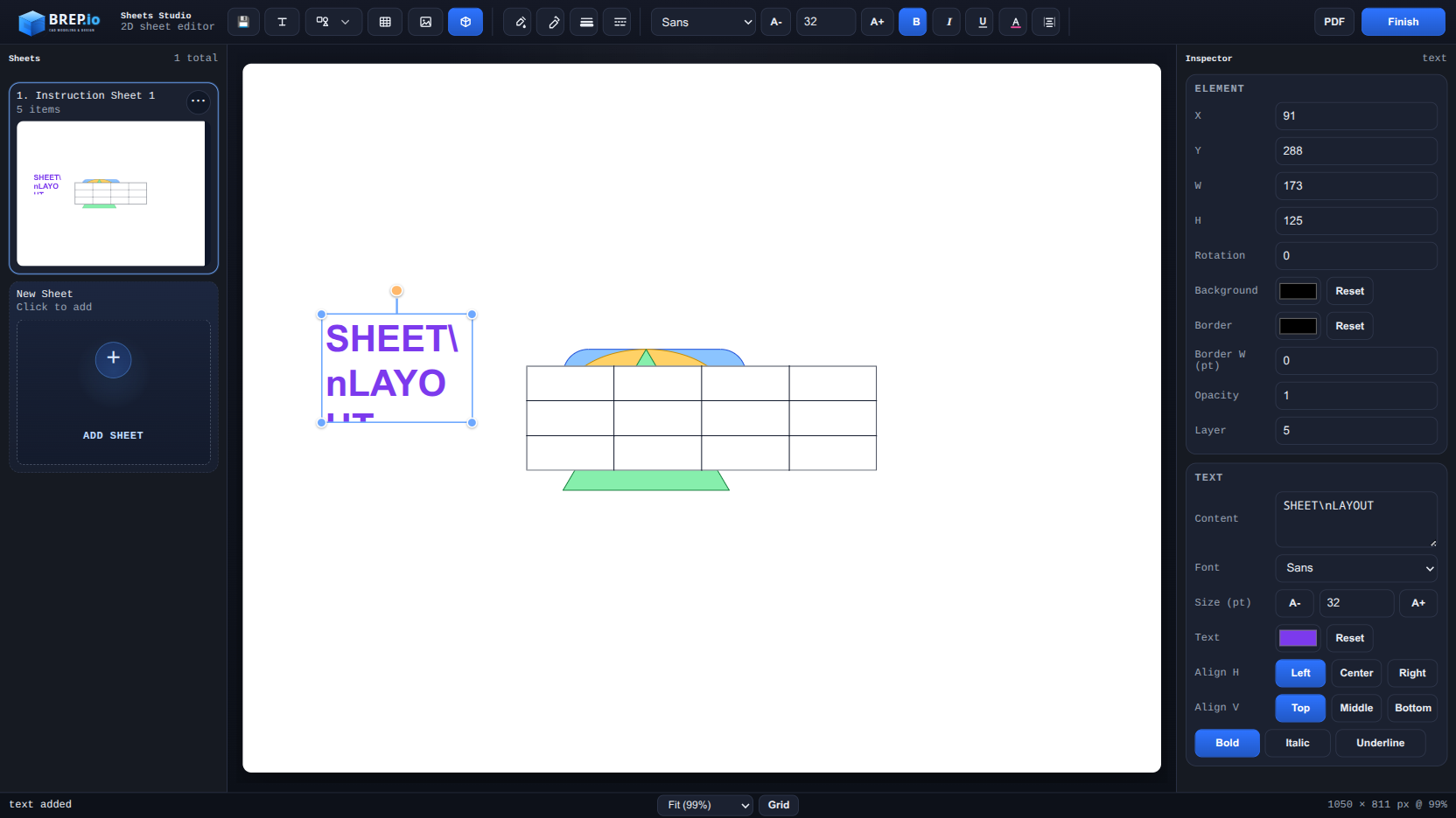 2D Sheets Mode @280