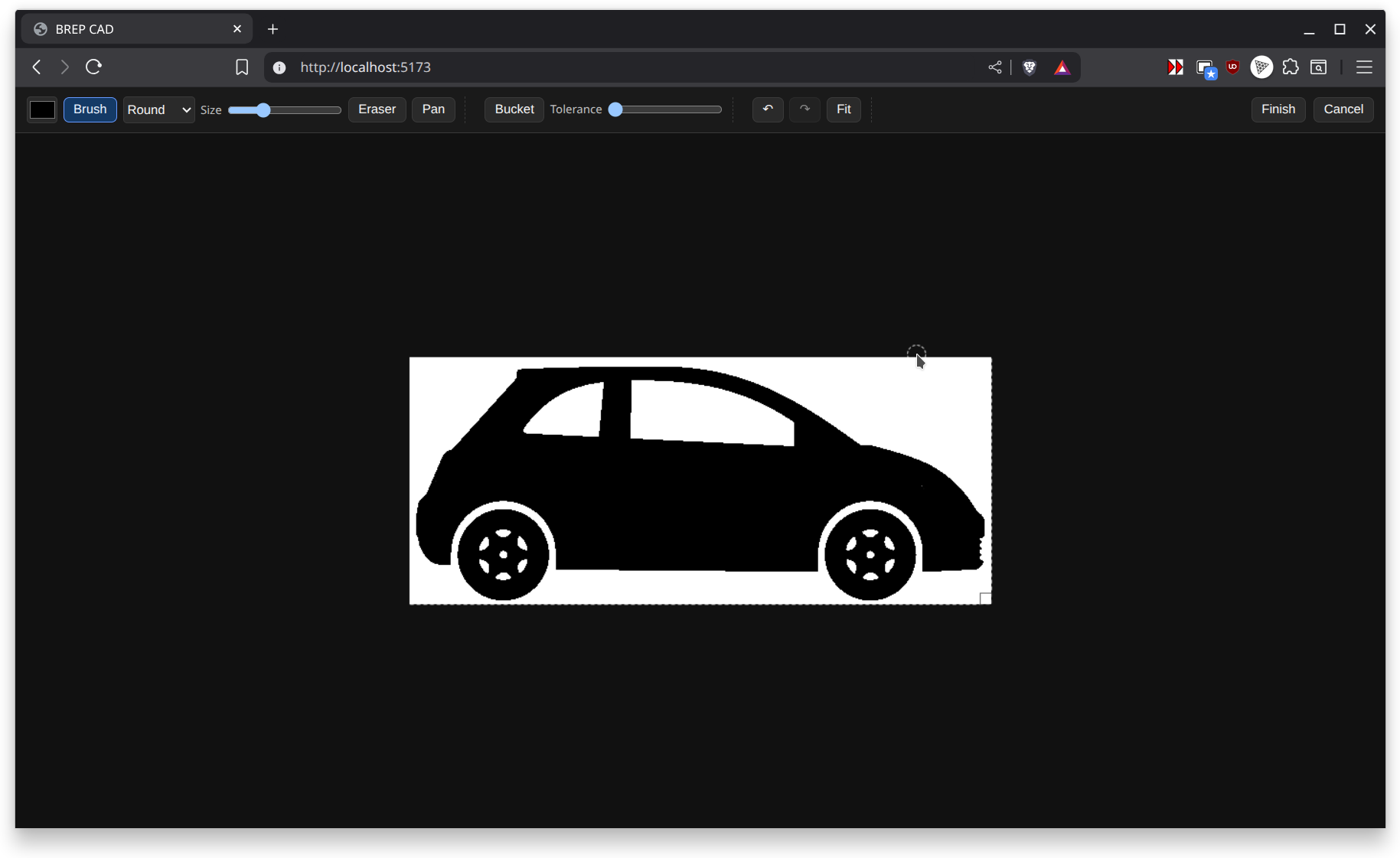 Image to Face 2D Trace