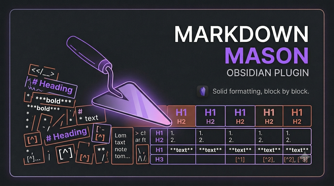 Markdown Mason logo