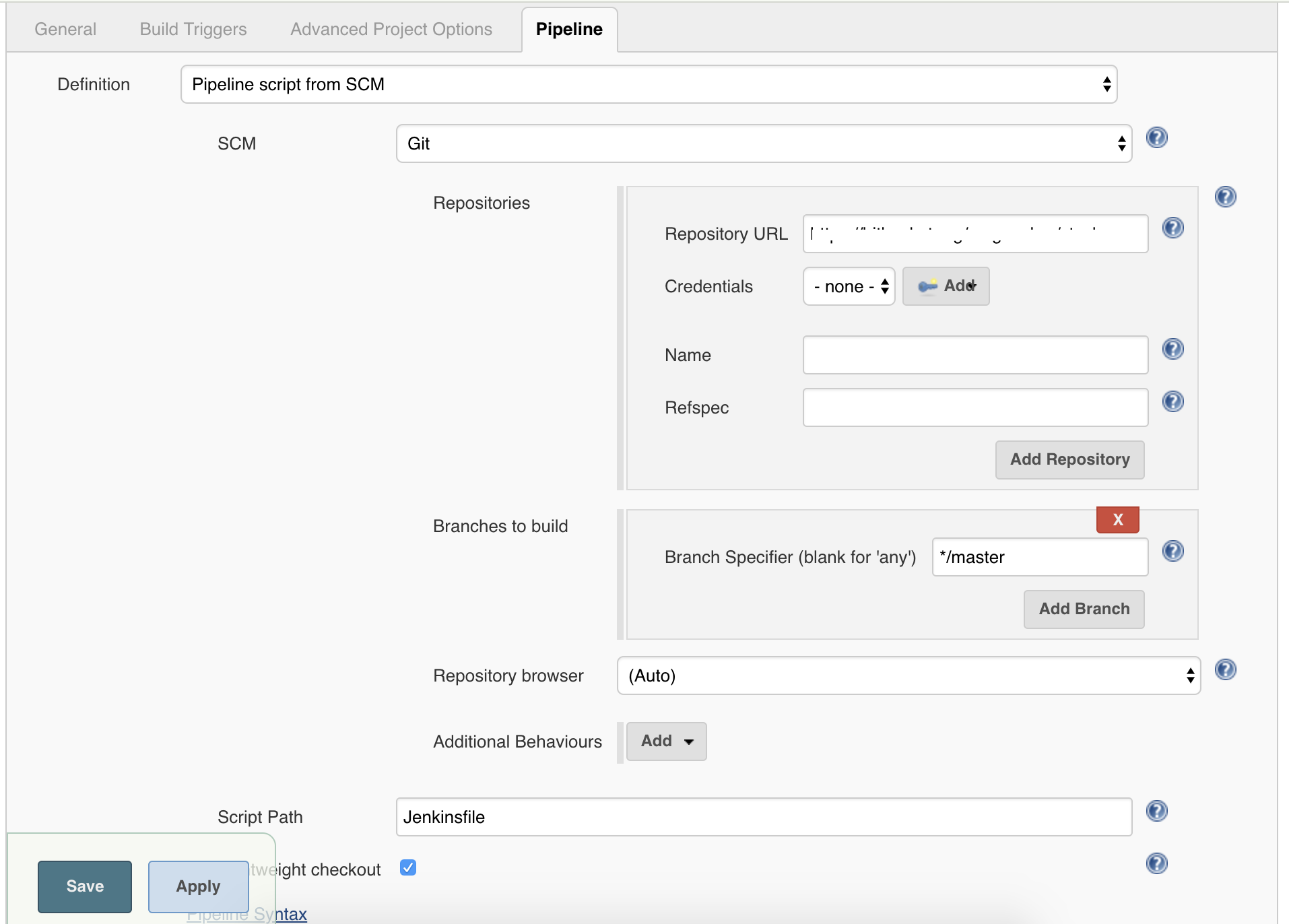 Pipeline SCM