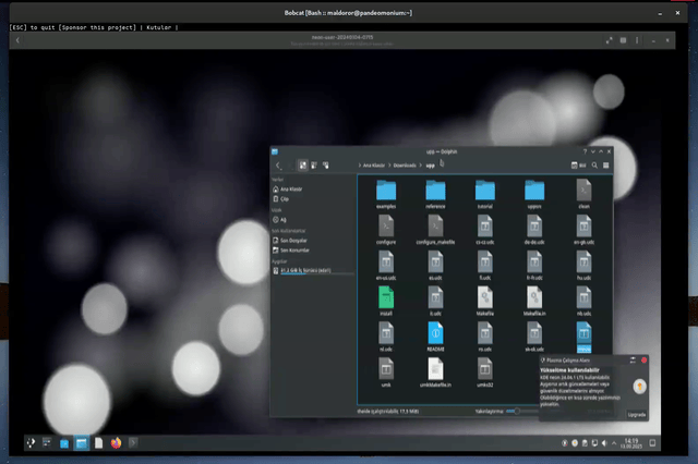 Desktop in VM