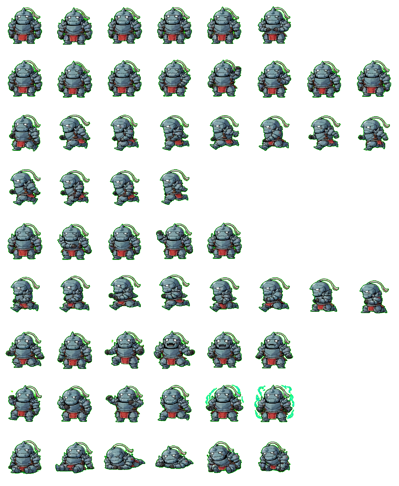 Alphonse Elric Codex pet original spritesheet