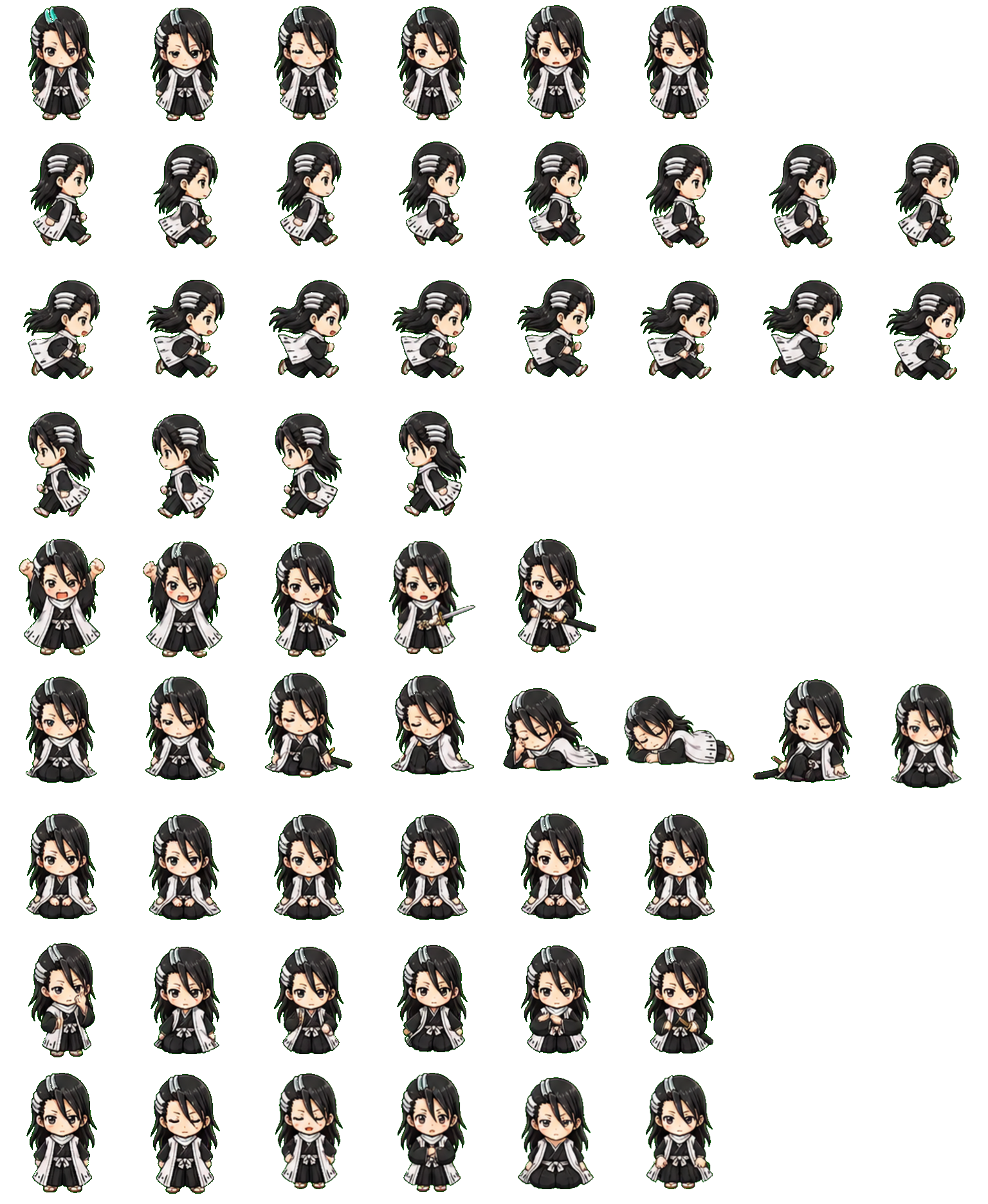 Byakuya Kuchiki Codex pet original spritesheet