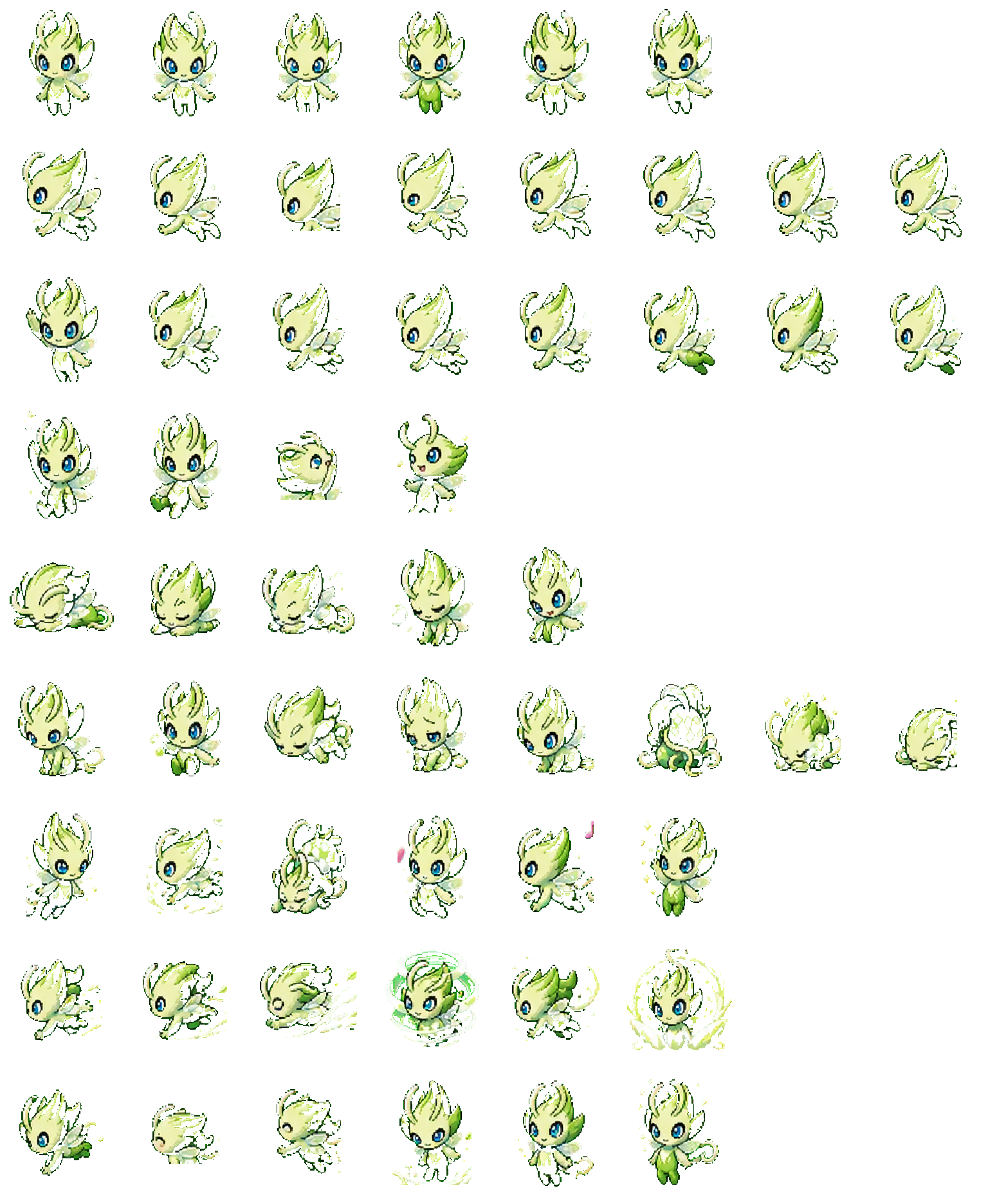 Celebi Codex pet original spritesheet