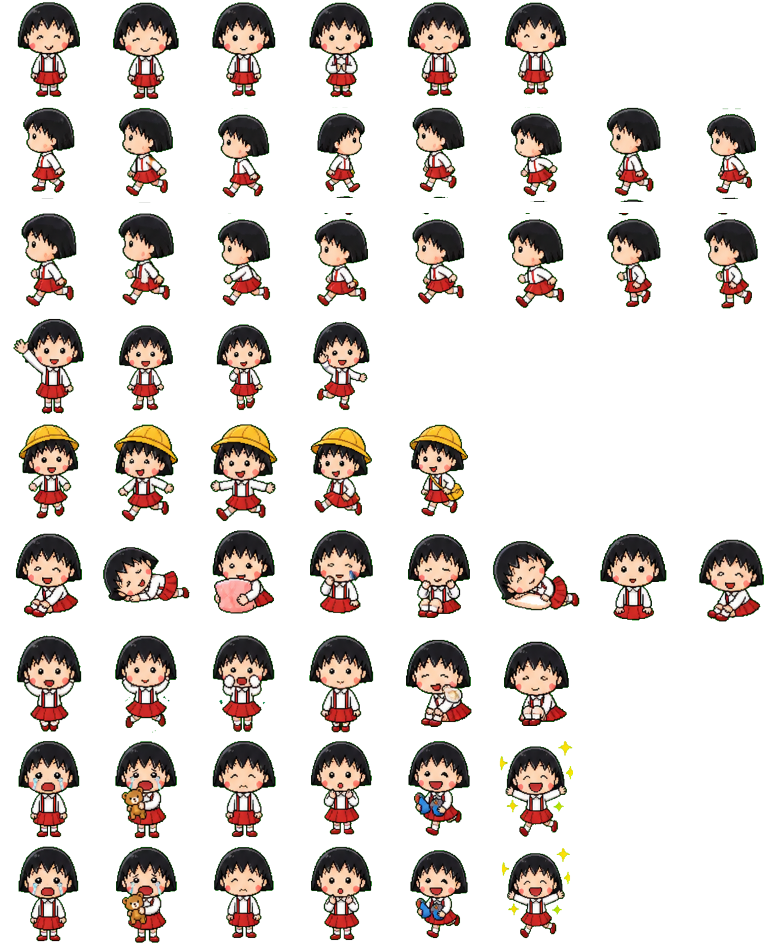 Chibi Maruko Codex pet original spritesheet
