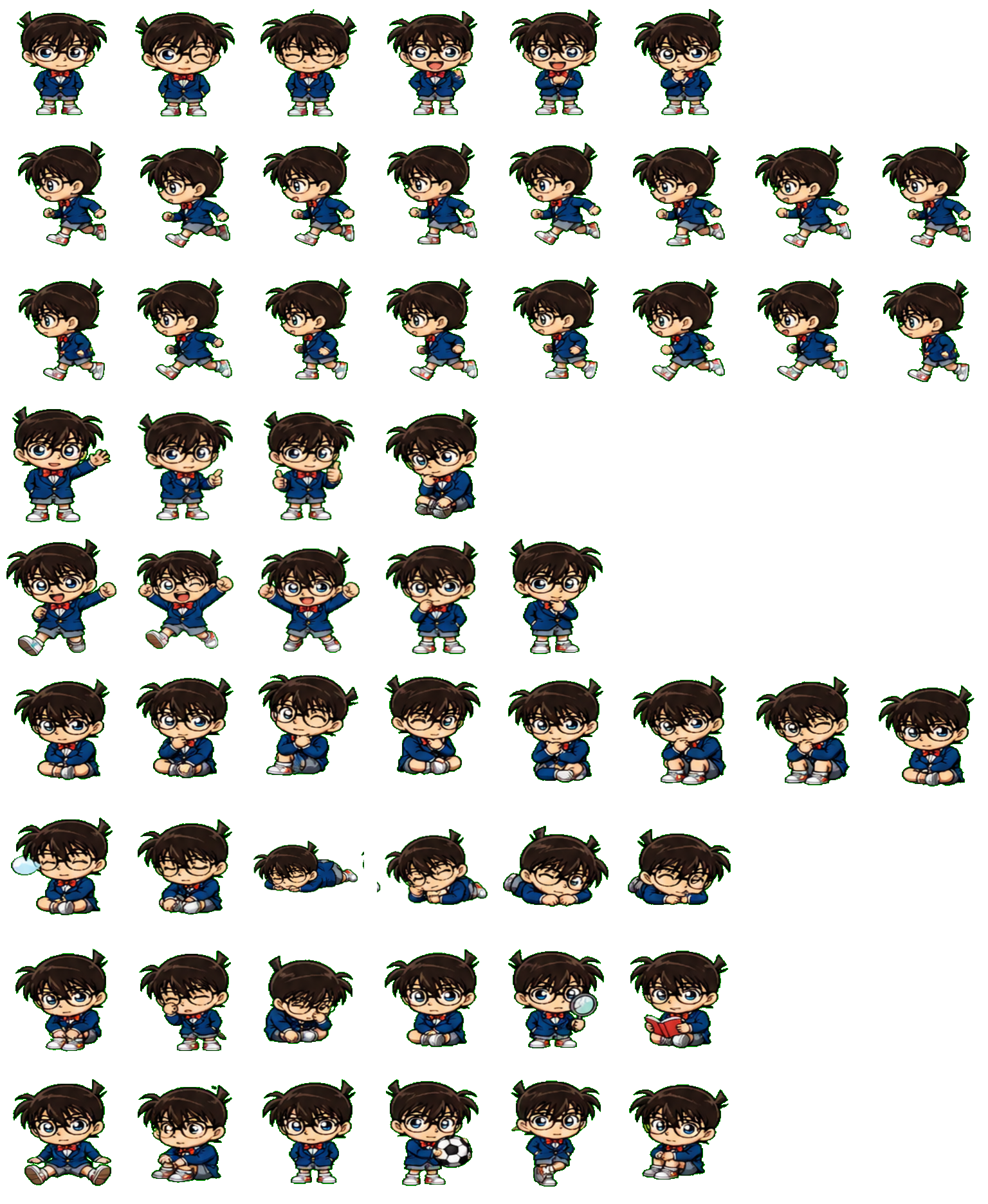 Conan Edogawa Codex pet original spritesheet