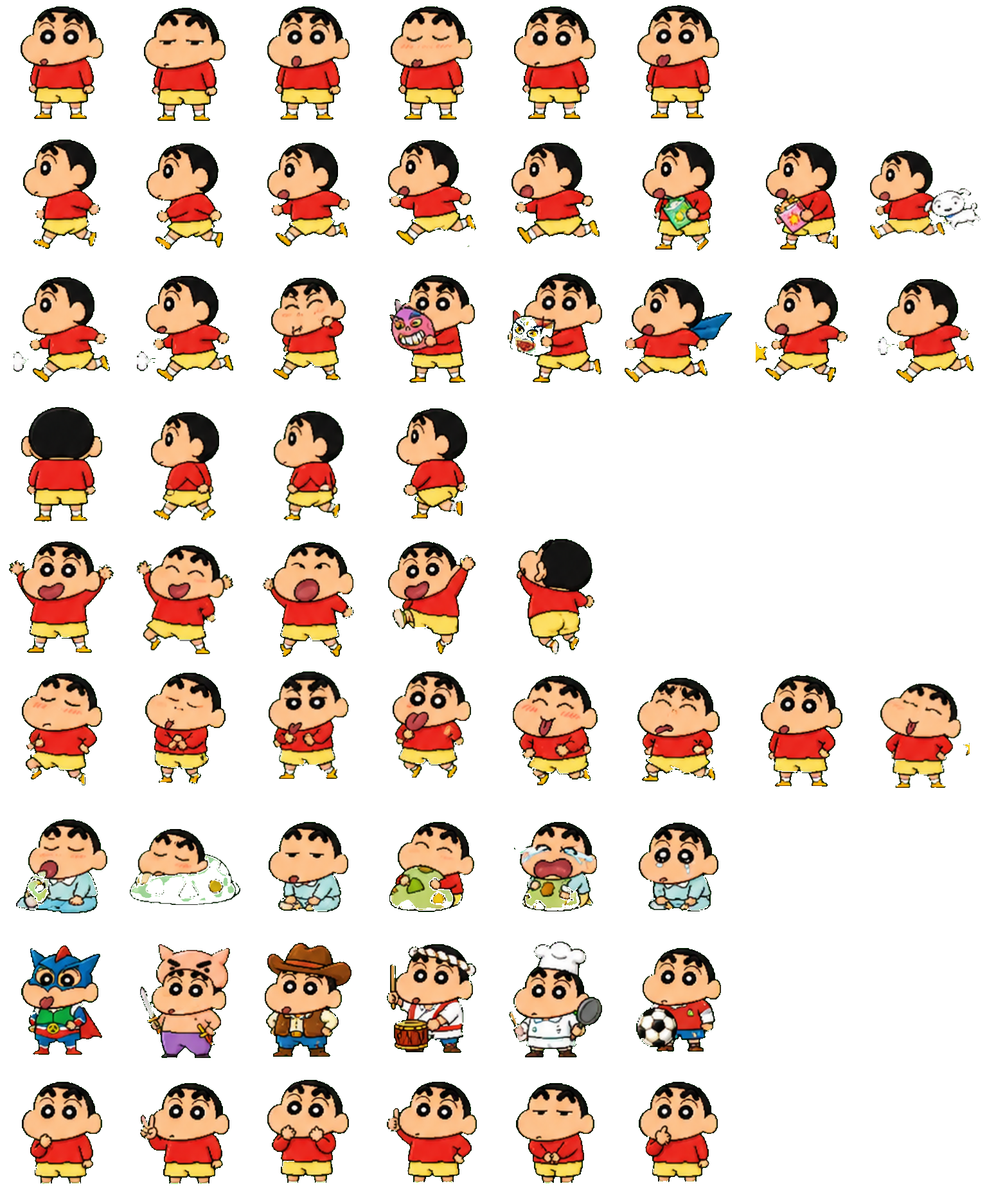 Crayon Shinchan Codex pet original spritesheet