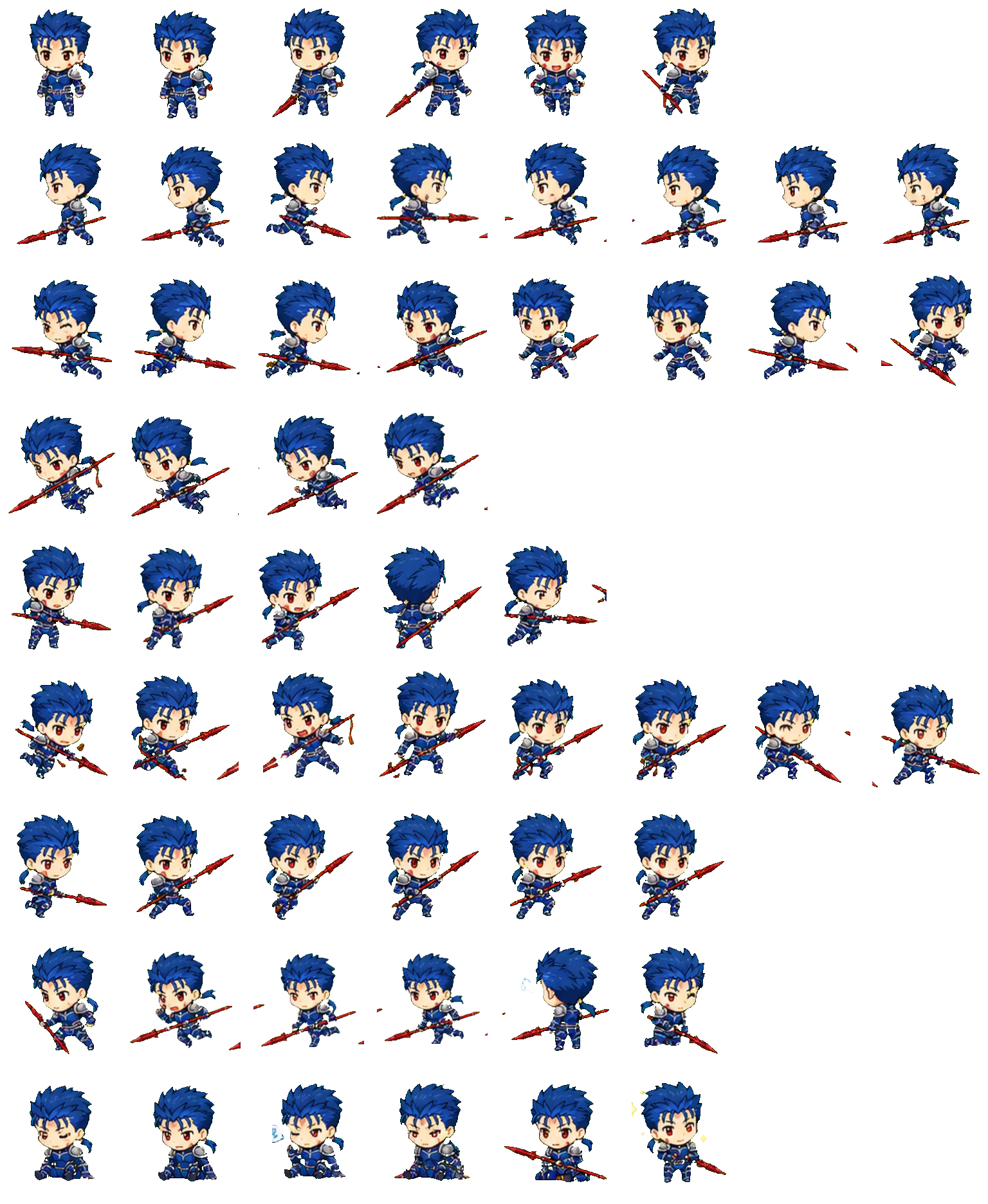 Cu Chulainn Codex pet original spritesheet