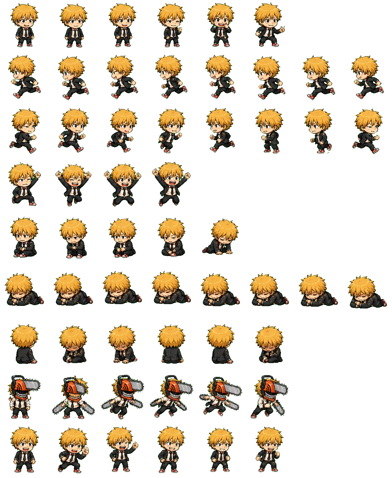 Denji Codex pet original spritesheet