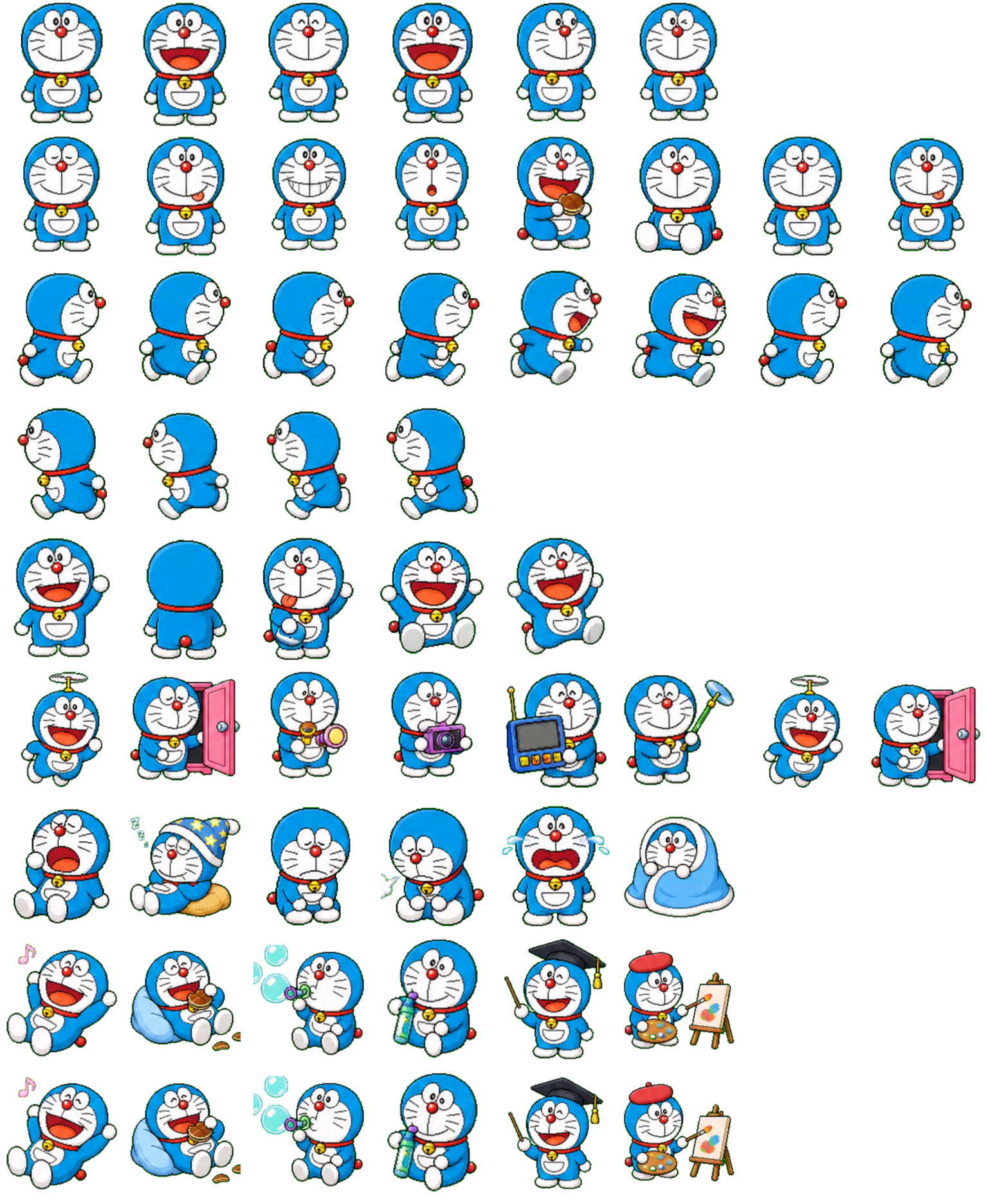 Doraemon Codex pet original spritesheet