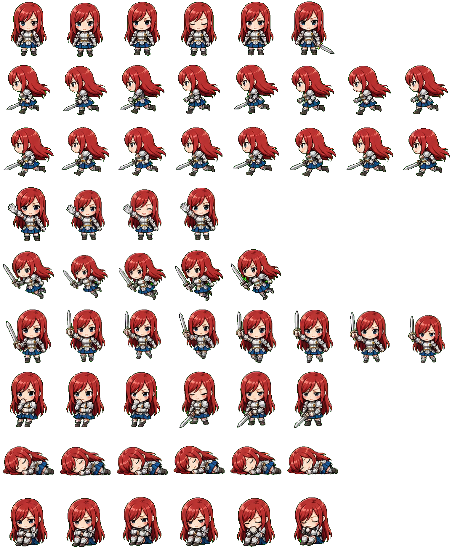 Erza Scarlet Codex pet original spritesheet