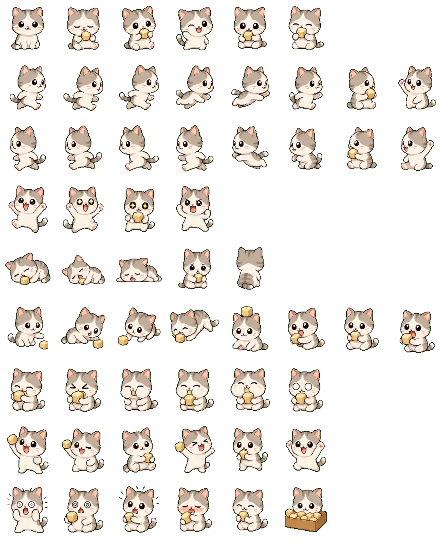Freeze-Dried Snack Cat Codex pet original spritesheet
