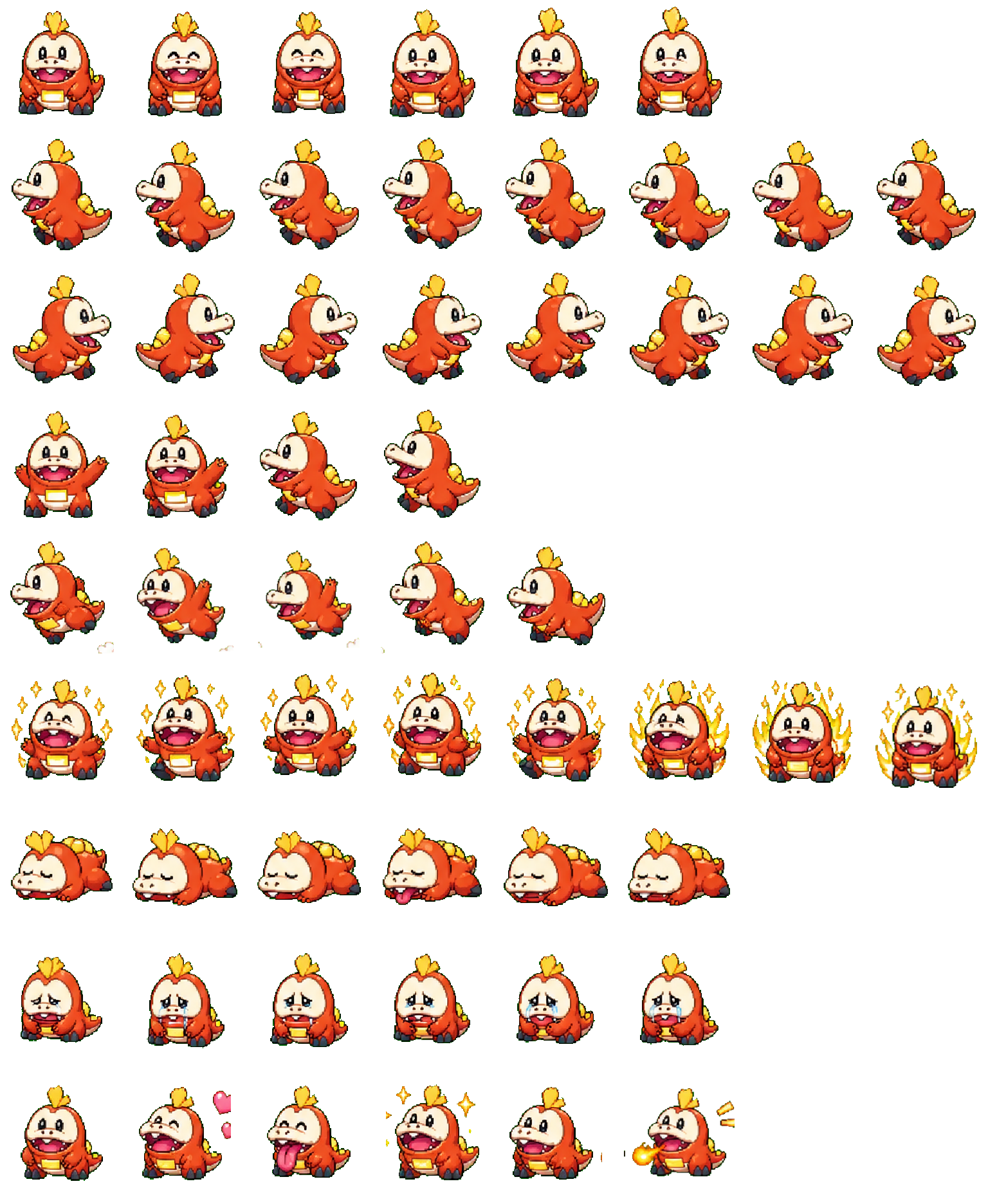 Fuecoco Codex pet original spritesheet